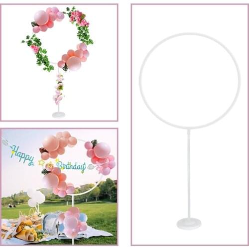 1set Round Balloon Stand Arch Balloons Wreath Ring Wedding Decoration Baby Shower Kids Birthday Parties Christmas Ballon Garland
