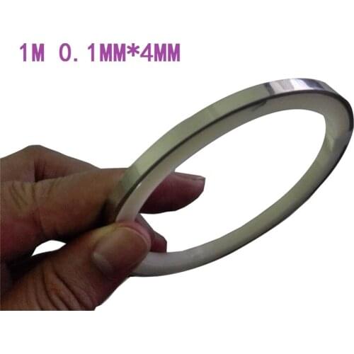 10M 4mm x 0.1mm Ni Nickel li-ion cell plated steel strip tape sheet for 18650 battery welding DIY pack assembly