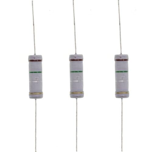 10PCS 5W Metal oxide film Resistor 5% 0.1R ~ 1M 100R 220R 330R 1K 2.2K 3.3K 4.7K 10K 22K 47K 100K 1M 220 330 ohm Carbon Film