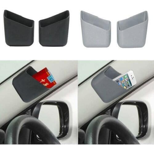 2PCS Car Organizer Storage Bag Box Accessories For Mitsubishi Asx Outlander Lancer EX Pajero Evolution Eclipse Grandis