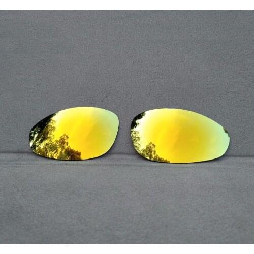 24K Gold Mirrored Polarized Replacement Lenses for Straight Jacket 1999 Sunglasses Frame 100% UVA & UVB