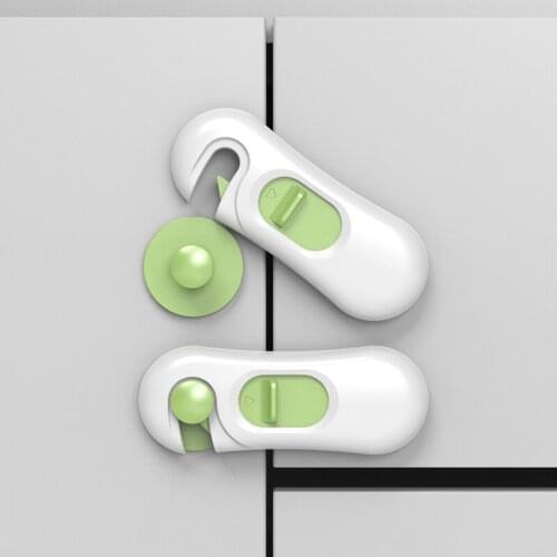 5PC Childrens 360°rotation Cabinet Door Anti-pinch Security Lock Baby Protective Cabinet Lock Drawer Cabinet Door Safety Care