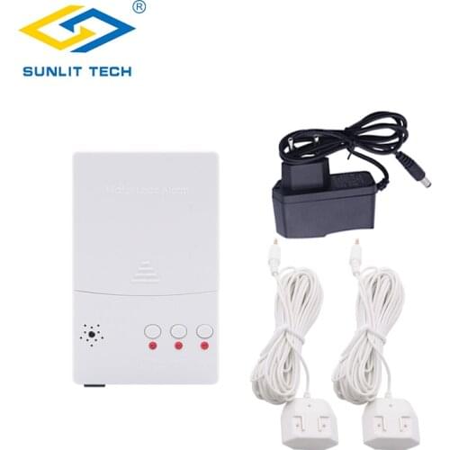 Russia Ukrain Battery Powered Water Leak Detector 85dB Water Flood Overflow Detection Alarm System with 2pcs Sensitive Sensor