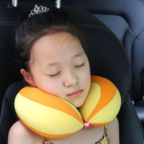 Baby U-shaped Pillow Pad Car Auto Safety Seat Pillow Protector Anti Harness Roll Pad Sleep Pillow For Kids Toddler Pillow