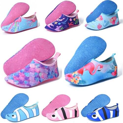 Child Quick Dry Beach Shoes Kids Slipper Water Shoes Footwear Boy Girl Barefoot Aqua Socks For Beach Pool Child