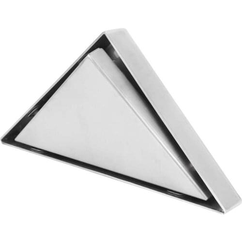 Shower Drain Corner Floor Drain Drain System High Hardness Floor Strainer for Garages Basements Kitchens Toilets