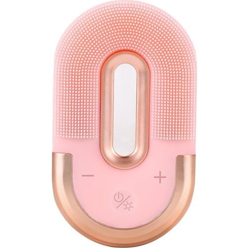 Electric Facial Cleansing Skin Cleaner Instrument Soft Silicone Vibrating Face Brush for Deep Cleansing Waterproof Washing Tool