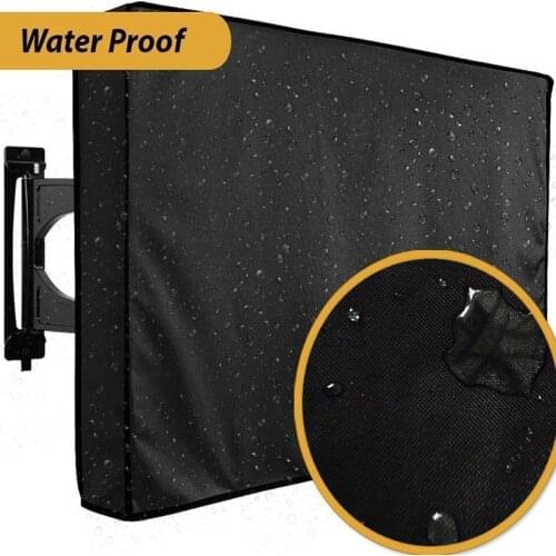 Outdoor for TV Screen Dustproof Waterproof Cover Set Cover High Quality Oxford Black Television Case for TV 22'' To 70'' Inch