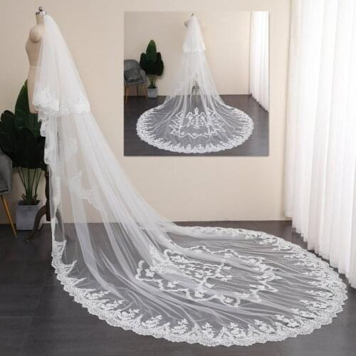 Floral wedding veil,2 Layer Elegant Bridal Wedding, Bridal Veil,Chapel Veil,Waltz Veil,Blusher wedding veil.wedding veil with co