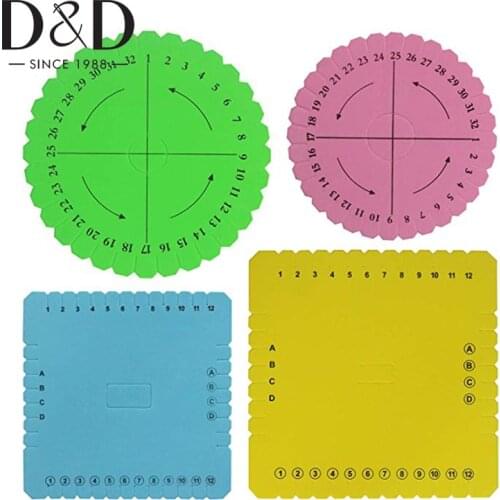 Bracelet Knitting Kumihimo Disc Disk Tray Braided Rope Knot Knitting Tool Thread Handmade Jewelry Desgin Board