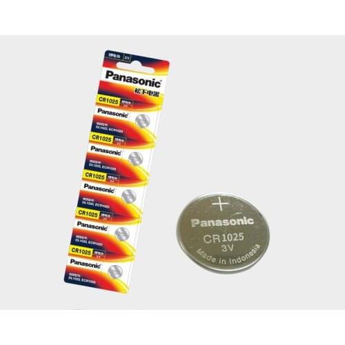 100pcs/lot Panasonic CR1025 CR 1025 3V Lithium Button Battery Coin Cell Batteries