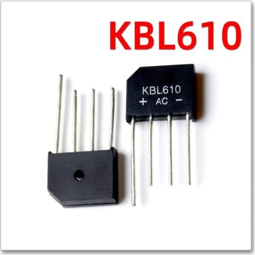 10pcs/lot KBL610 Bridge Rectifiers