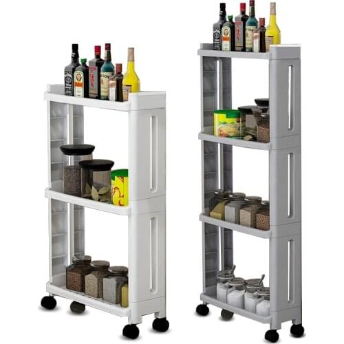 2/3/4 Layers storage shelf,Removable With Wheels,Kitchen storage organizer,For kitchen convenience