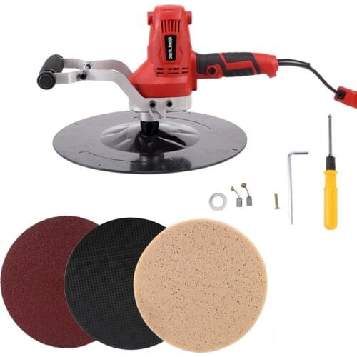 Wall Polisher 220V Hand-held Electric Wall Smoothing Tool Cement Sand Plastering Machine Concrete Trowel