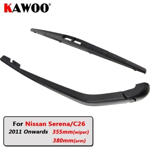 KAWOO Car Rear Wiper Blade Blades Back Window Wipers Arm For Nissan Serena/C26 Hatchback (2011 Onwards) 355mm Windscreen Blade