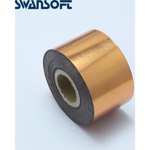 SWANSOFT 120M/Roll Gold Silver Hot Stamping Foil Paper Rolls for Heat Transfer on Diy Card PU Leather Craft Paper