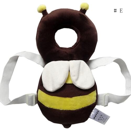 New Brand Cute Baby Infant Toddler Newborn Head Back Protector Safety Pad Harness Headgear Cartoon Baby Head Protection Pad