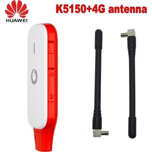 100Mbps Unlocked Vodafone K5150 4G LTE Modem PK Huawei E3276 E392 plus a pair of antenna