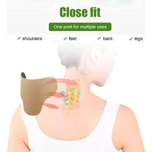12PCS Cervical Vertebra Pain Relief Patch Wormwood Sticker Moxa Moxibustion Plaster Joint Body Arthritis Pain Removal Killer