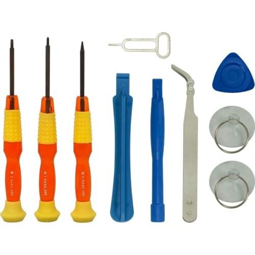 9PCS BGA OCA Mobile Phone Repair Tools Kit Disassemble Opening Tool Screwdriver Set for iPhone X 8 7 6S 6 Plus Hand