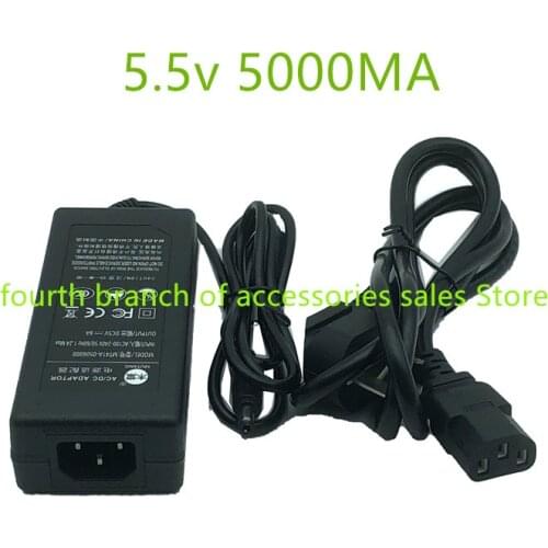 AC to DC LED power supply adapter 100V~240V to 5.5v 5000MA,27w