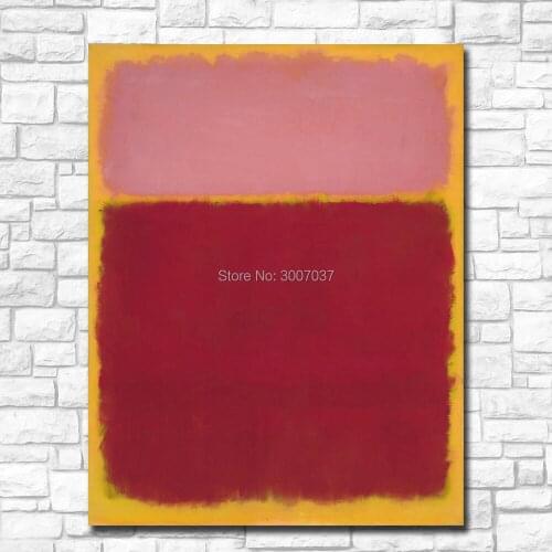 Large Size Abstract Mark Rothko Oil Painting On Canvas Home Decor Wall Pictures For Living Room Modern Canvas Painting Ship DHL