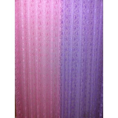 CS 27 New Arrive !!! Ready Made Curtain fabrics Yarn For Living Room Tulle Curtain fabrics Yran Home White Sheer Voile Customize