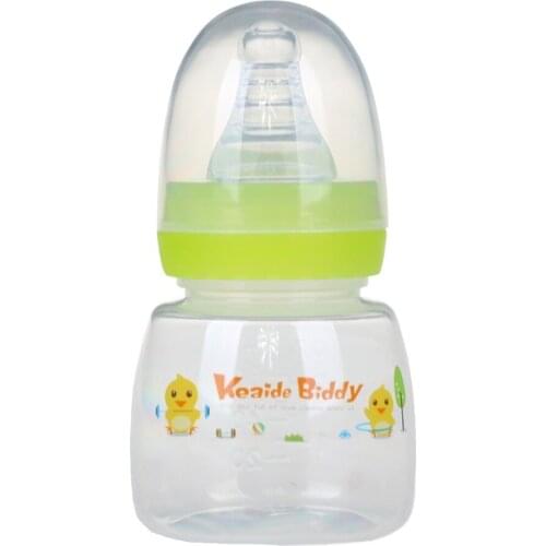 Children cartoon infant shatterproof heat-resistant 60ml Anti-slip learn drinking baby bottle sippy cup on sale KD1066