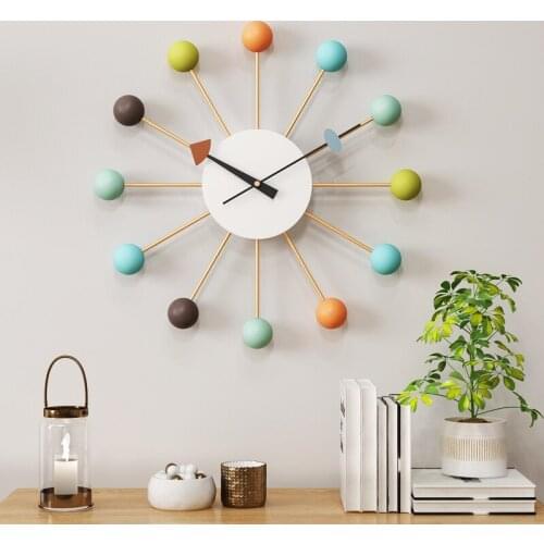 DIY Wall Clock Home Decor Modern Design Creative Brief Nordic Fashion Living Room Decoration Kitchen Art Removable Round Clocks
