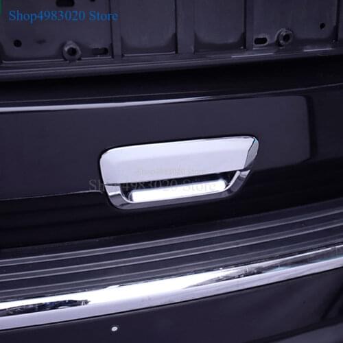 ABS Chrome Rear Hatch Door Handle Bowl Molding Cover Garnish For 2011-2018 Jeep Grand Cherokee Accessories Car Styling