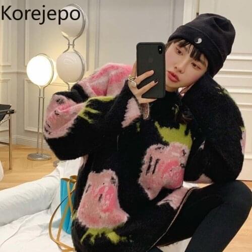 Женские свитера и кардиганы Korejepo China At AliExpress