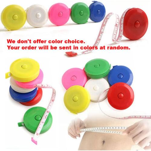 Creative Colorful 150CM Roulette Measuring Tape Measure Retractable Ruler Centimeter Inch Children Height Ruler