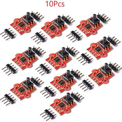 10pcs Digital Barometric Pressure Sensor Module Liquid Water Level Controller Breakout Board 0-40KPa for Arduino DC 3.3V-5V