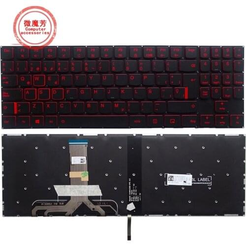New Spanish Latin Keyboard for Lenovo Legion Y520 Y520-15IKB Y720 R720 R720-15IKB Y720-15IKB 15 15IKB 9Z.NDKBN.D01 LA Backlit