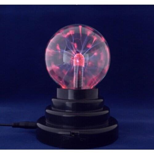 Novelty Magic Crystal Plasma Ball Touch Lamp LED Night Light Decor Gift Lighting 3 4 5 6 inch
