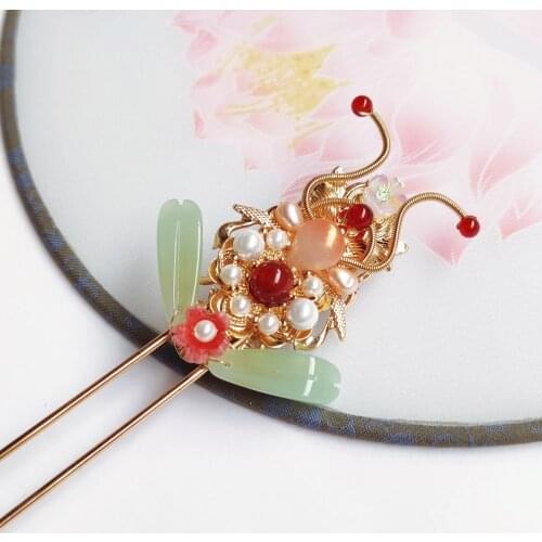 New Original Design Hair Sticks Women Hairclip Pearl Hair Clip Classical Hairpin U Shape Hair Sticks Hair Accessories Headwear