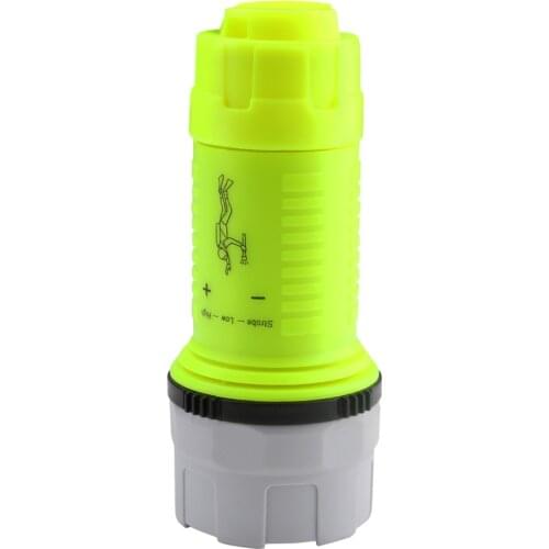 Outdoor hand-held waterproof and anti-fall deep diving lighting tool lamp for underwater operation 3 block strong light diving f