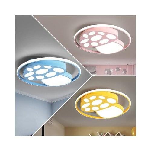 Modern Led Ceiling Lights Boys and Girls Bedroom Simple Warm Children Cartoon Led Lights for Room
