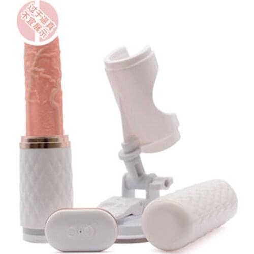 Sex machine Wireless Remote Control Heating Telescopic Suction Cup Dildo Vibrator G spot Masturbator Adult Sex Toys For Women