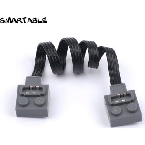 Smartable Technic Motor Extended Line 20CM 50CM Switch Building Blocks MOC Parts Brick Toys For Compatible 8886/8871 2pcs/lot