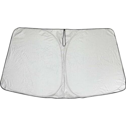 Car Windshield Sun Shade Blocks UV Rays Sun Visor Protector Foldable Sunshade for Tesla Model Y 2017-2022