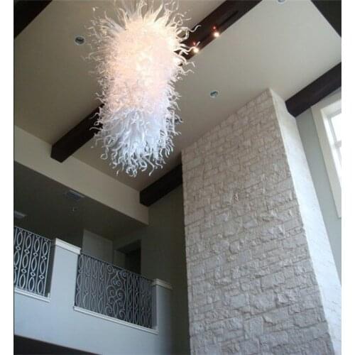 Modern Art Decor Chihuly Style Hand Blown Murano Glass Hotel Chandelier Lighting 110v-240v