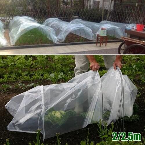 Greenhouse Tunnel Foil Plastic Horticultural Polythene Sheet Plant Cover Greenhouse Film 2m*1m 2.5m*1m Garden Vegetable Tool