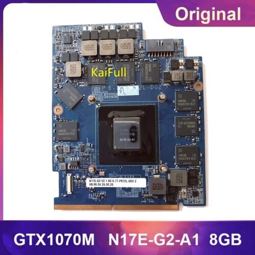 Original GTX1070M GTX 1070M N17E-G2-A1 8GB GDDR5 Video VGA Graphics Card for Clevo Laptop