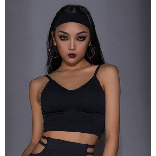 2021 New Latin Dance Tops For Women Sexy Backless Top Practice Clothes Chacha Samba Tango Latin Performance Dance Wear DQS6585