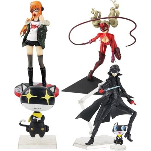 10-24cm Futaba Sakura P5 Persona 5 363 Panther Anne Takamaki Kaito Ver. Shujinkou and Morgana 793 PVC Action Figure Toys