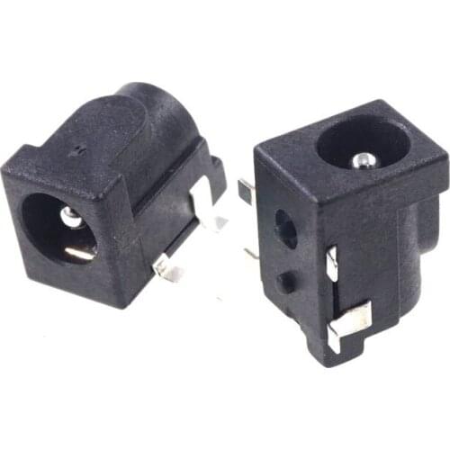 1000pcs DC power Jack 2.0mm Diameter Center Pin SMD 4 pins connections 2 locators 30V 0.5A 5000 times