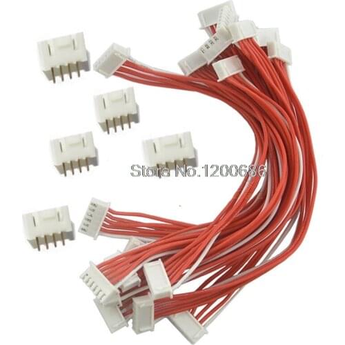 30CM 24AWG 4P Dual End XH2.54 4Pin Female Connector Cable 4Pin Battery Connector Plug Female & Male with Wire