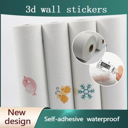 3D Wall Panel Home Decoration Self-Adhesive Panels 3D Wallpaper Waterproof 3D Wall Stickers Vinyl Decorative Wall