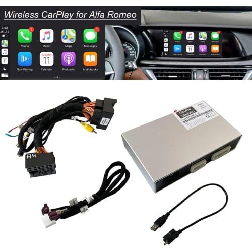 Wireless CarPlay Android Box for Alfa Romeo CarPlay allows you to use iPhone functions safely while driving
